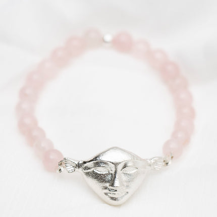 Hathor Harmony Bracelet - Rose quartz