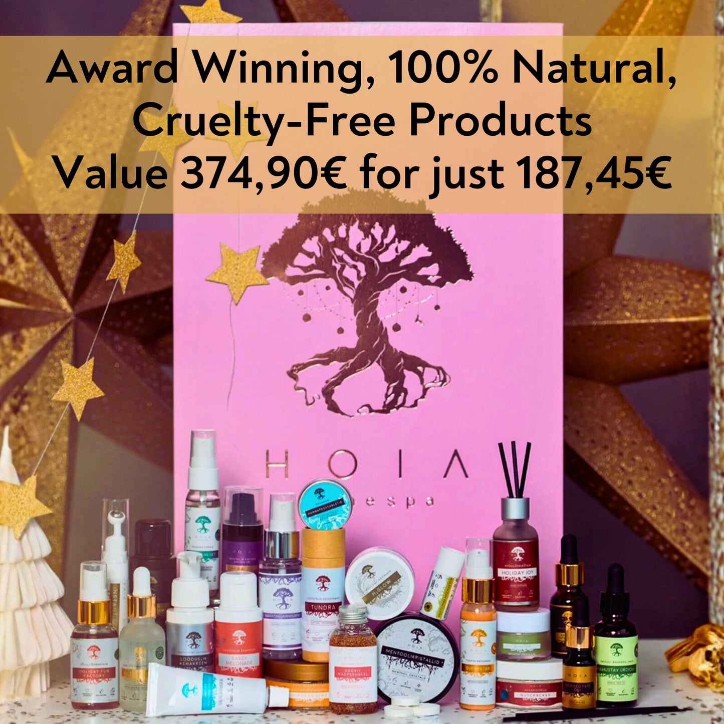 Advent Calendar 2025 full of high quality natural personal care products for your whole body