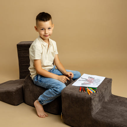Aesthetic Shape Set 4-Elements - Brown
