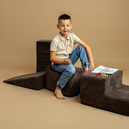 Aesthetic Shape Set 5-Elements - Brown
