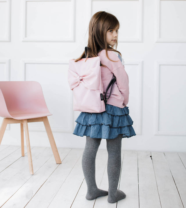 Kids Backpack - Waterproof Pink Bow