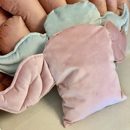 Decorative Cushion "Wings" - Dusty Pink