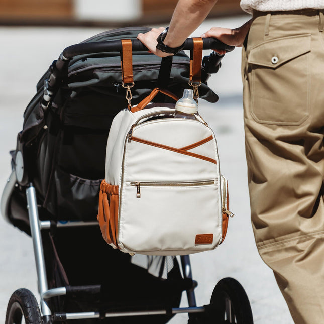 Small Diaper Backpack – Cappuccino
