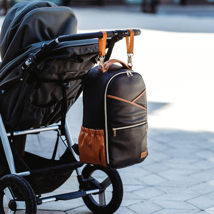 Large Diaper Backpack – Black Coffee