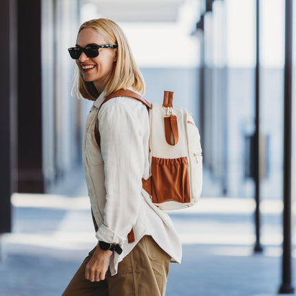 Small Diaper Backpack – Cappuccino