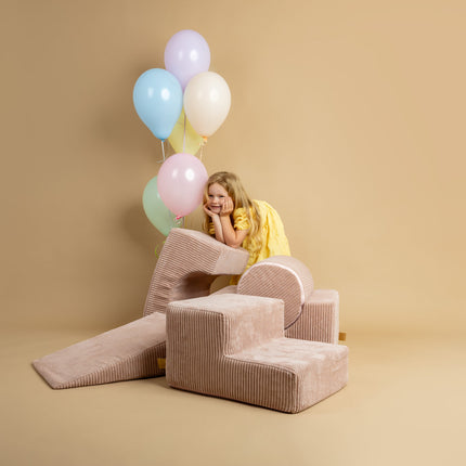 Aesthetic Shape Set 4-Elements - Powder Pink