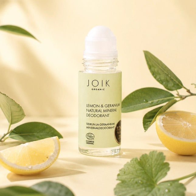 Organic Deodorant Lemon & Geranium Natural Mineral 50 ml - LoveStyle World