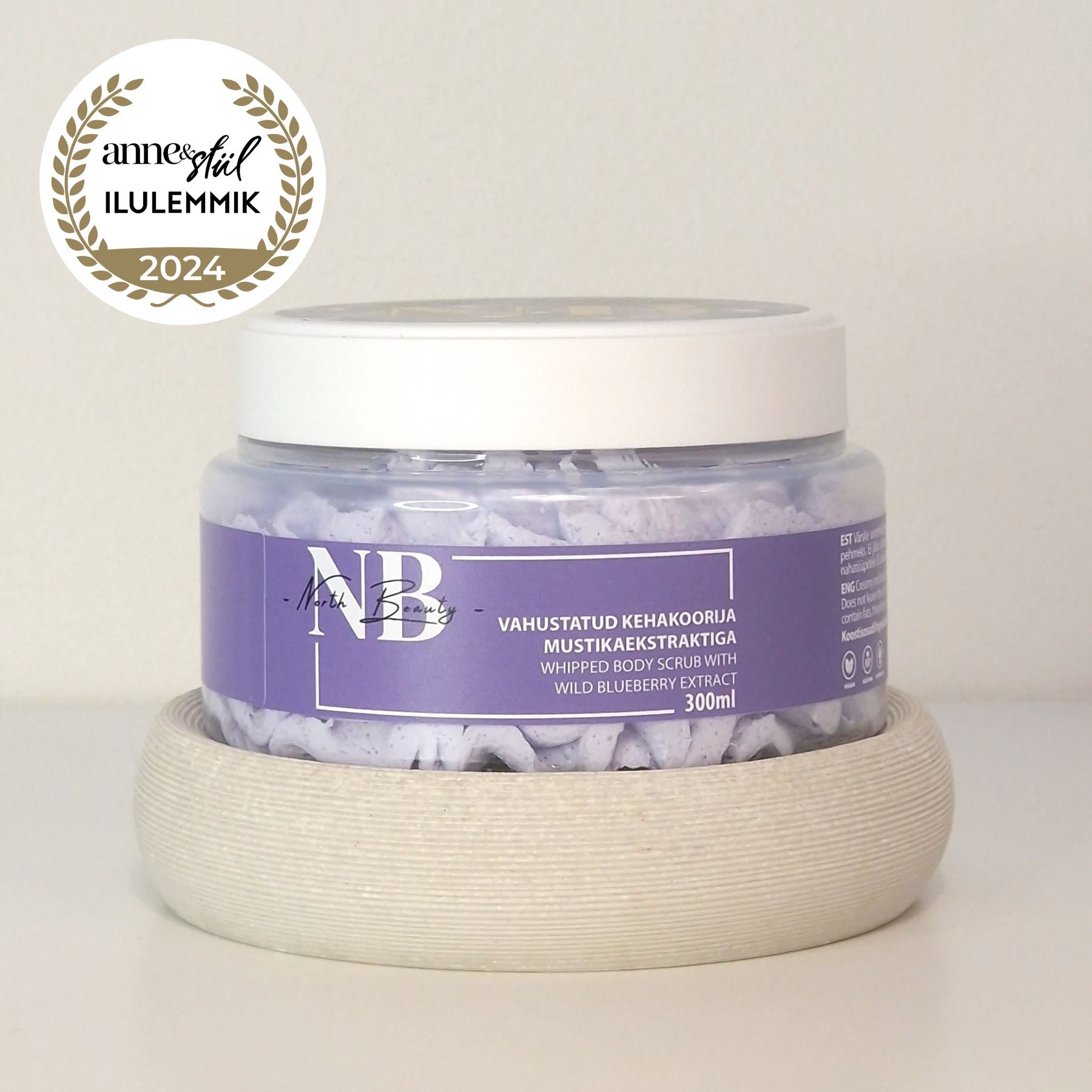 Whipped Sugar Body Scrub With Blueberry, 300 ml