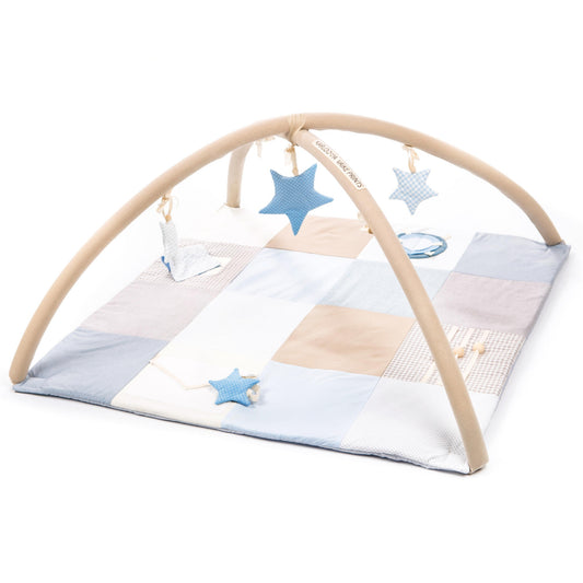 Small baby activity mat, 100x100 cm - Blue