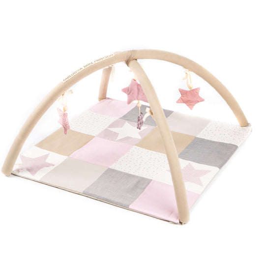 Small baby activity mat, 80x80 cm - Pink