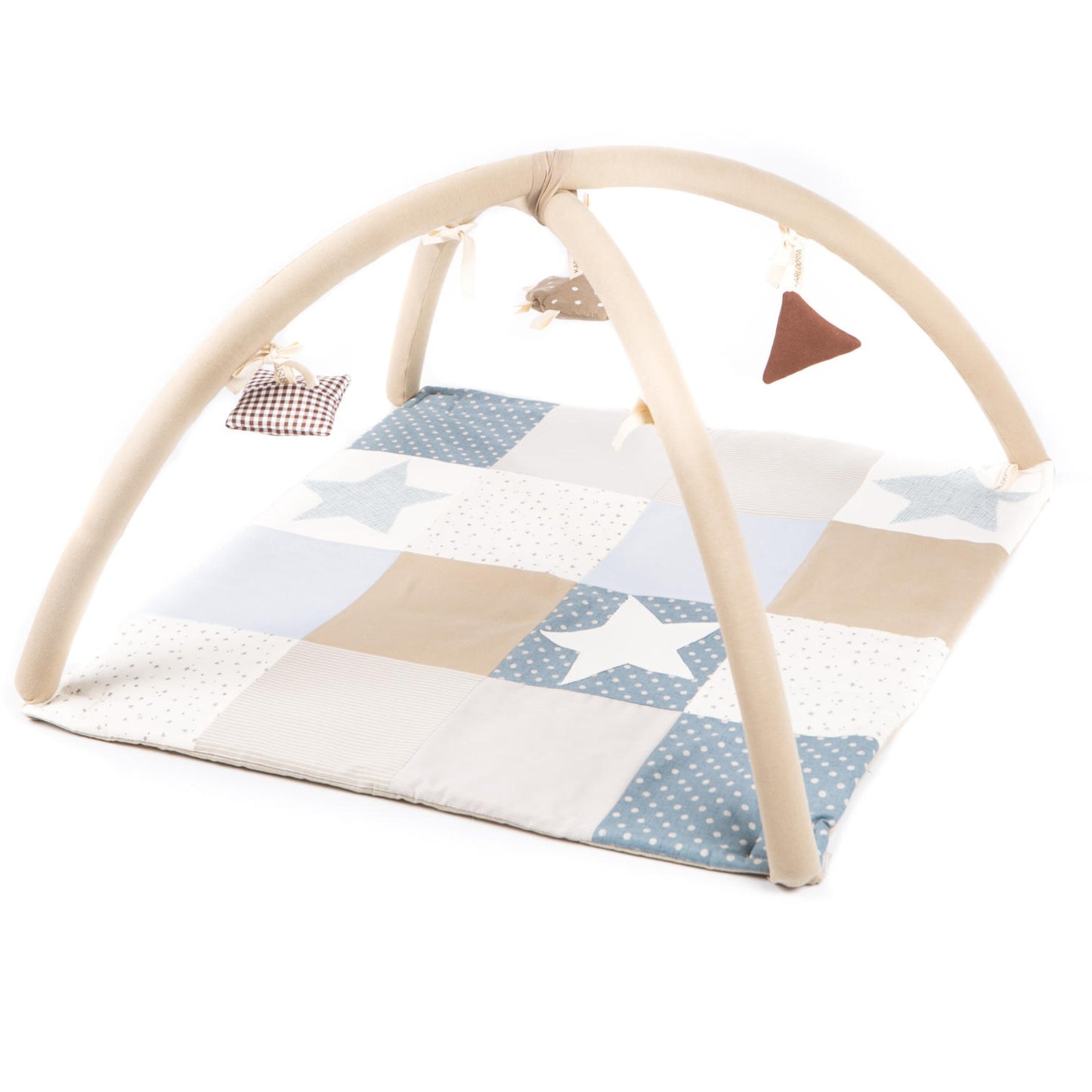 Small baby activity mat, 80x80 cm - Blue