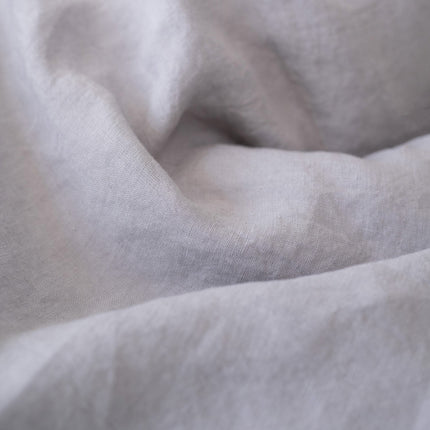 Linen Duvet Cover Set for Kids - Light Grey