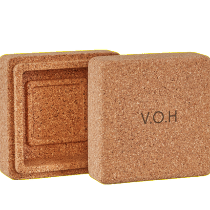 Solid Hair-Care Set with Corkwood Travel Cases