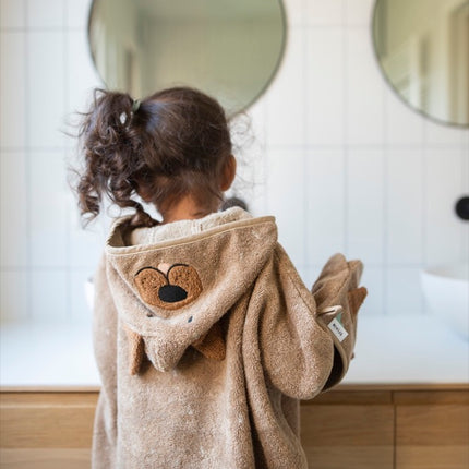 Hooded Bathing Poncho for Kids - Mr. Dog