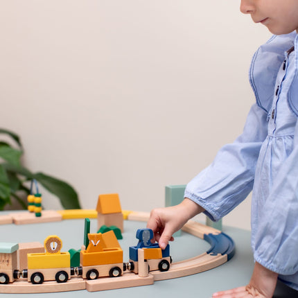 Wooden Railway Set