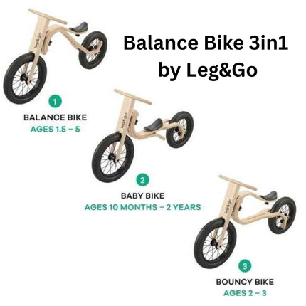 Balance Bike 3in1 by Leg&Go