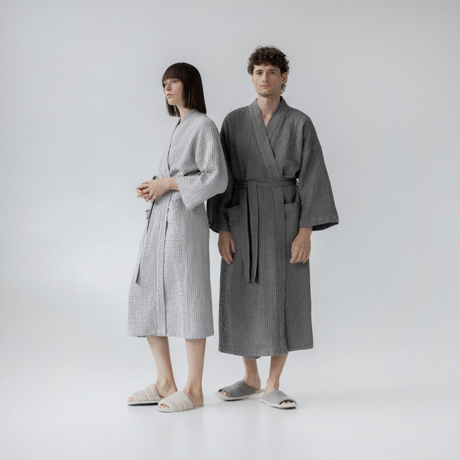 Honeycomb Waffle Bathrobe - LoveStyle World