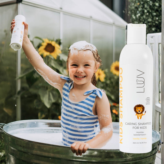 Caring Kid's Shampoo Vanilla COSMOS, 200ml - LoveStyle World