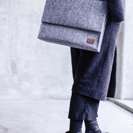 Briefcase Sören - Grey
