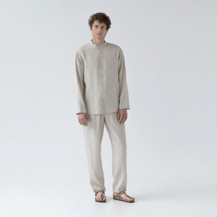 Linen Currant Loungewear Set - Melange