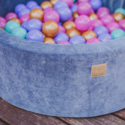 MeowBaby® Baby Foam Ball Pit 90x90x40cm - Model Flower