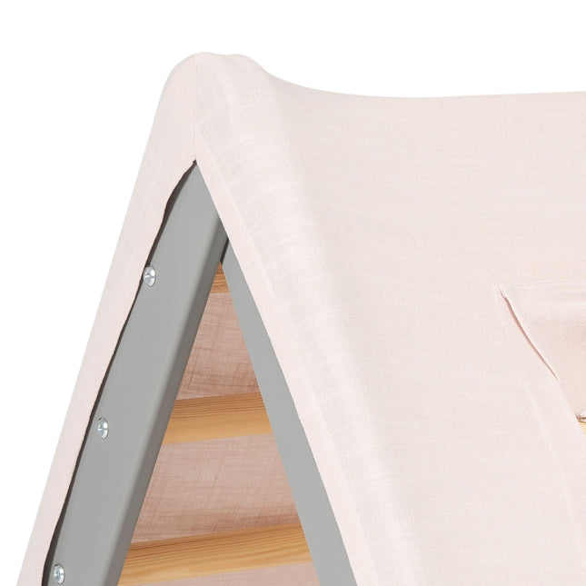 Ladder House in Grey With a Pink Cover - LoveStyle World