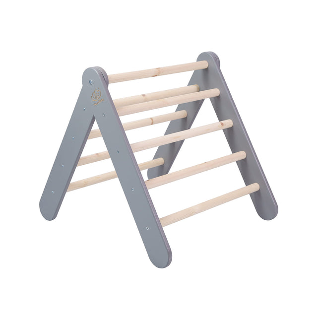 Ladder Large Wooden Pikler Ladder - Gray - LoveStyle World