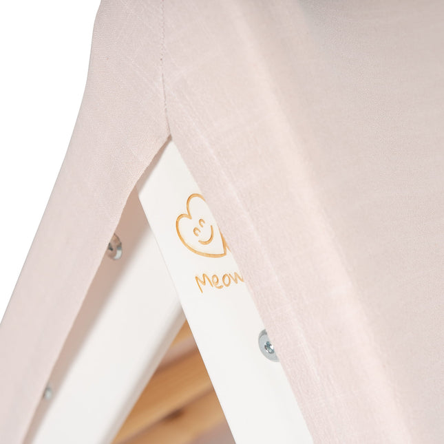 Ladder House in White With a Pink Cover - LoveStyle World