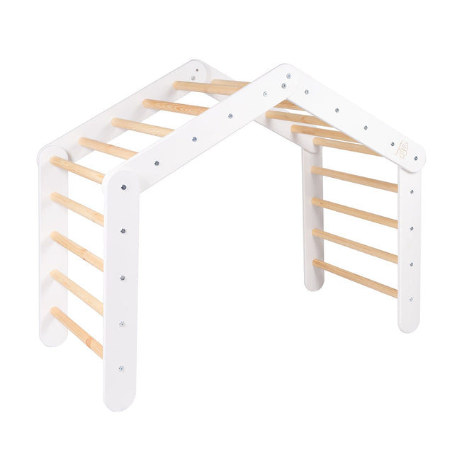 Ladder Large Wooden Pikler Ladder - White - LoveStyle World