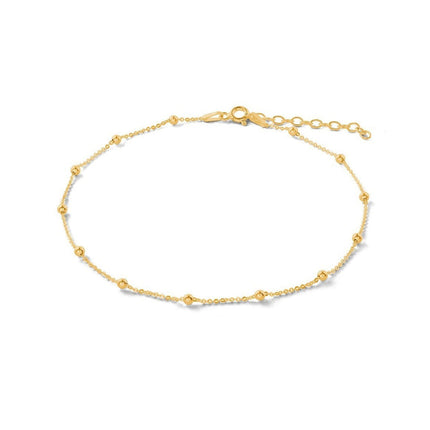 Mini Bubble Anklet - Gold