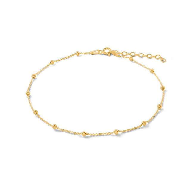 Mini Bubble Anklet - Gold