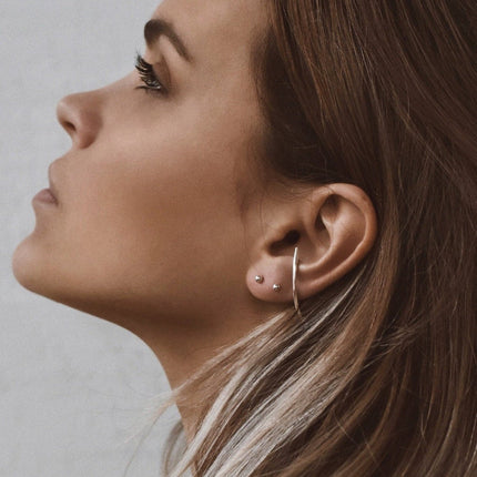 Radius Earrings - Silver