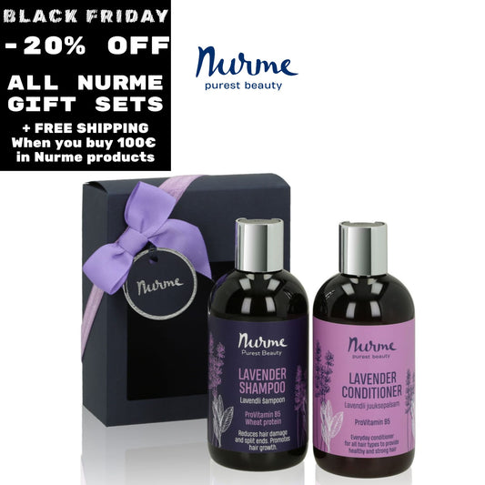 Hair Care Set “Lavender” includes lavender shampoo & moisturizing conditioner