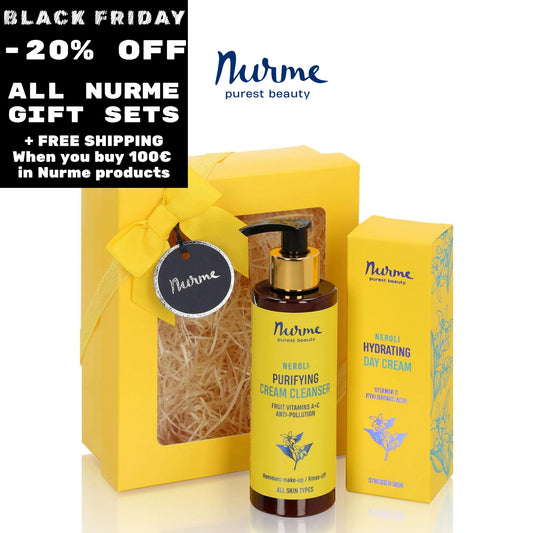 Natural Skincare Set "Morning Routine" with Neroli purifying cream-foam and moisturizing day cream