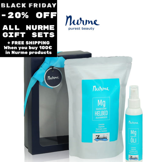 Magnesium Gift Set - Magnesium Oil & Magnesium Chloride flakes for foot baths. Magnesium deficiency set