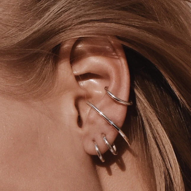 Radius Earrings - Silver