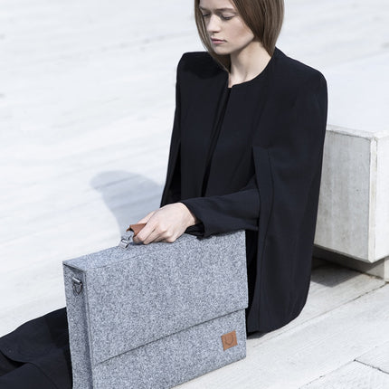Briefcase Sören - Grey