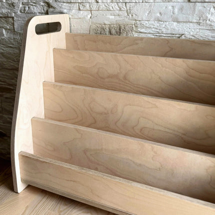 Montessori Wooden Front Facing Book Display For Kids