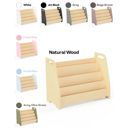 Montessori Wooden Front Facing Book Display For Kids