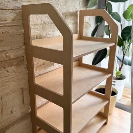 Montessori Wooden Shelf - Toy Organizer for Nursery