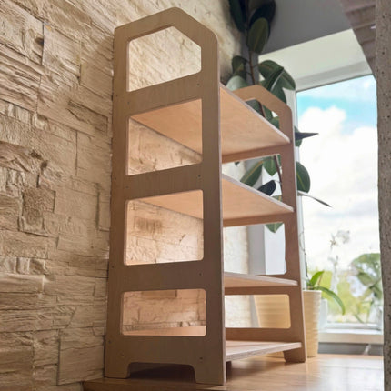 Montessori Wooden Shelf - Toy Organizer for Nursery