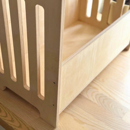Montessori Wooden Shelf – Kids Storage Organizer
