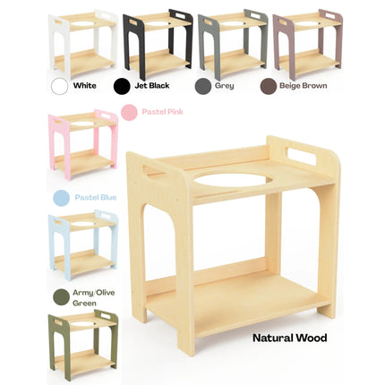 Small Single Montessori Open-Bowl Wash Station