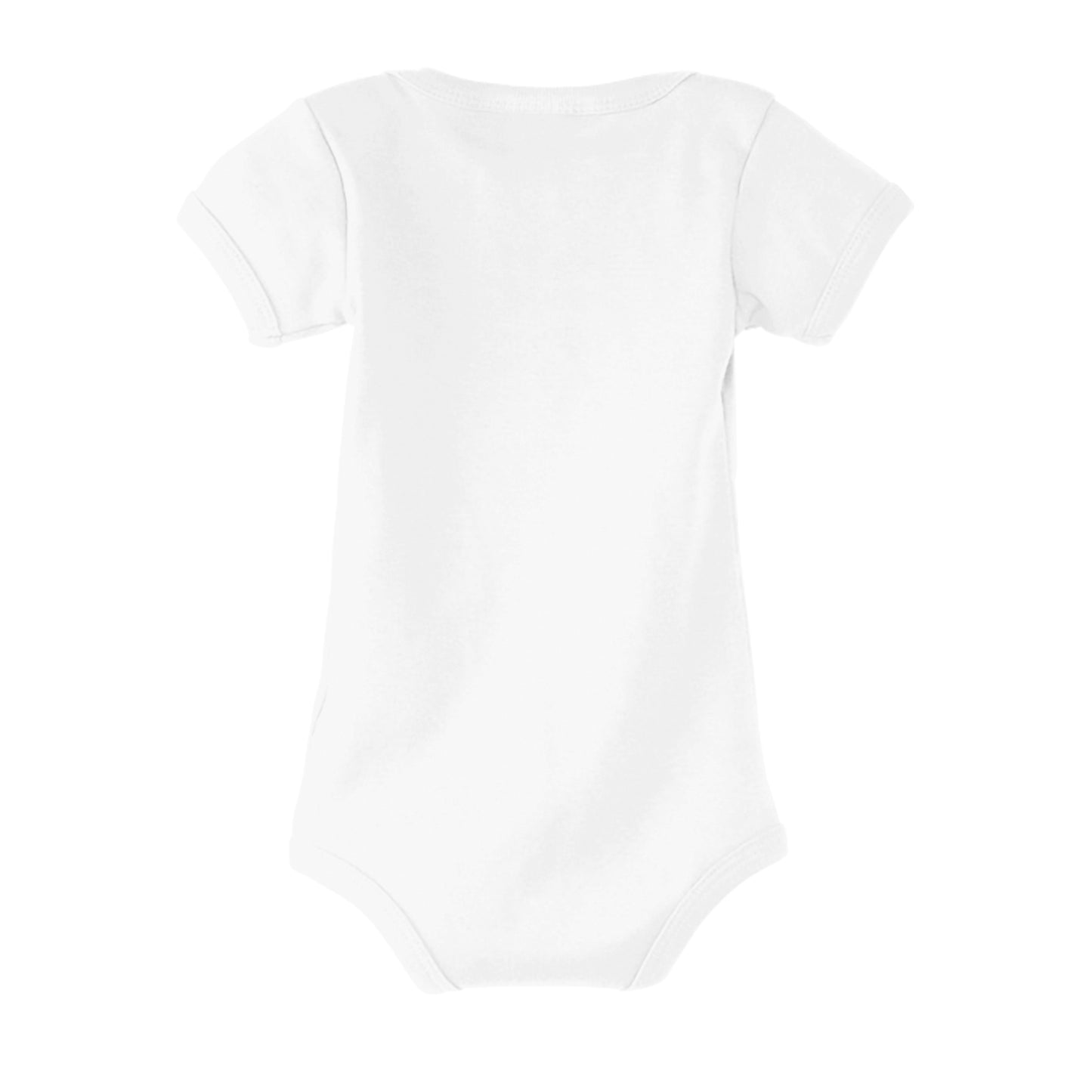 Personalized 100% Organic Cotton Baby Short Sleeve Bodysuit