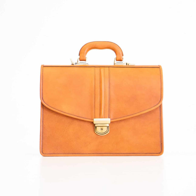 Briefcase No. 20 - Cognac - LoveStyle World