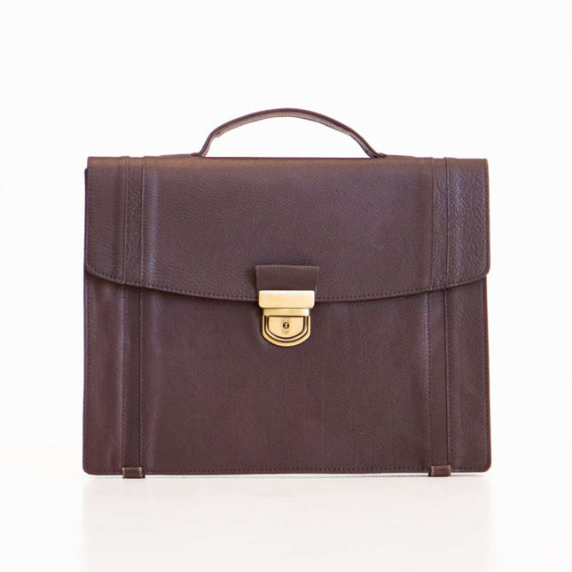 Briefcase No. 21 - Dark Brown - LoveStyle World