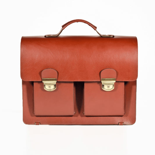 Briefcase No. 35 - Cognac