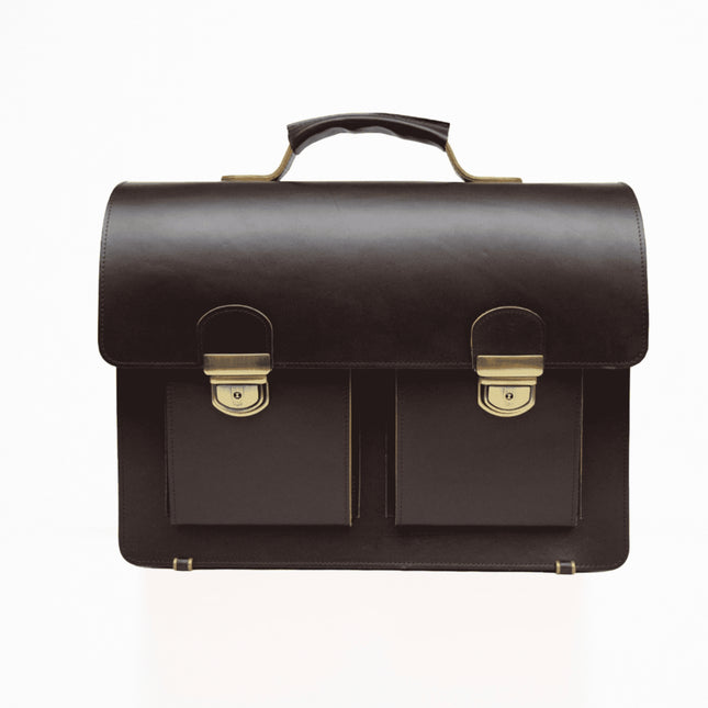 Briefcase No. 35 - Dark Brown