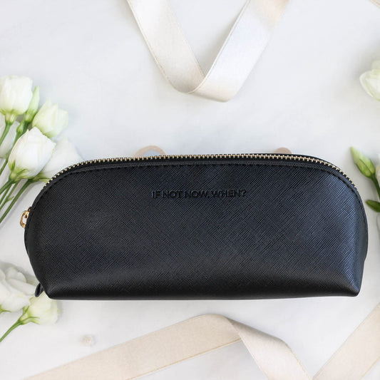 Pencil Case IF NOT NOW, WHEN? - Black