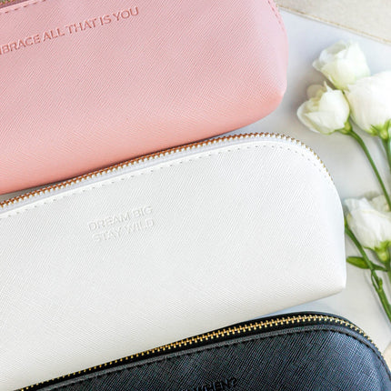 Pencil Case DREAM BIG, STAY WILD - White